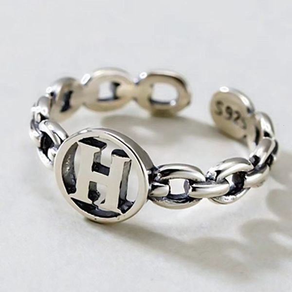 ring trendy minority design fashion vintage personalized letter light luxury men and women universal couple opening, Silver
ring trendy minority design fashion vintage personalized letter light luxury men and women universal couple opening, Silver