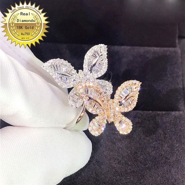 cluster rings 18k white gold ring natural real diamond engagement&wedding jewellery have certificate 0021, Golden;silver
cluster rings 18k white gold ring natural real diamond engagement&wedding jewellery have certificate 0021, Golden;silver