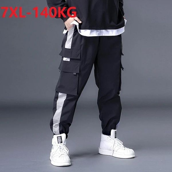 men's pants summer men street cargo pockets plus size 7xl fashion patchwork korea style loose thin, Black
men's pants summer men street cargo pockets plus size 7xl fashion patchwork korea style loose thin, Black