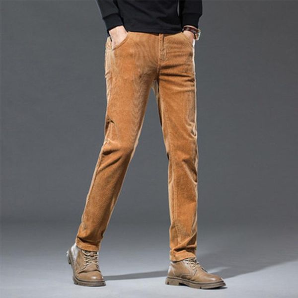men's jeans autumn and winter corduroy thick stretch casual pants slim-fit small-foot trousers, Blue
men's jeans autumn and winter corduroy thick stretch casual pants slim-fit small-foot trousers, Blue