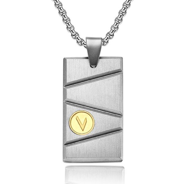 chains stainless steel mapolish black color gold v rectangle pendant necklace jewelry gift for him with chain, Silver
chains stainless steel mapolish black color gold v rectangle pendant necklace jewelry gift for him with chain, Silver