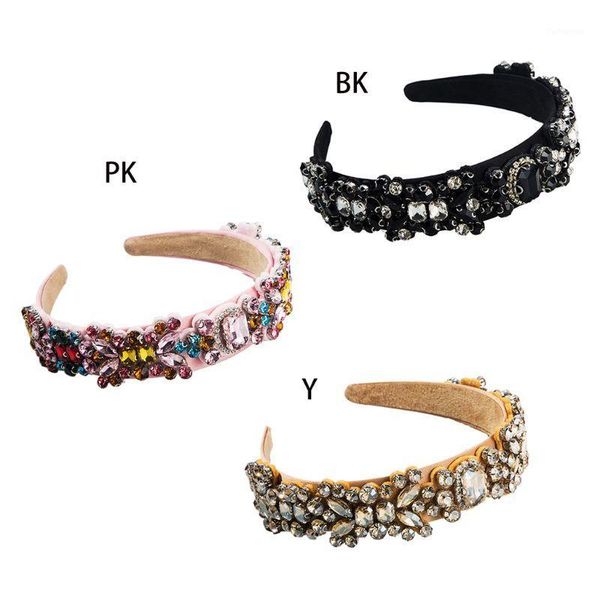 baroque women velvet wide headband colorful rhinestone floral garland hair hoop glass drill jewelry wedding prom bandana1
baroque women velvet wide headband colorful rhinestone floral garland hair hoop glass drill jewelry wedding prom bandana1