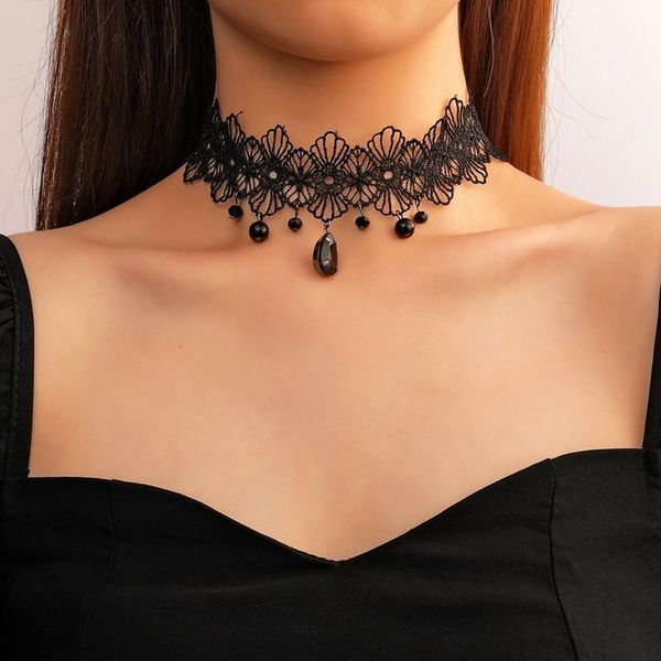 chains retro black lace necklace for women short choker trendy butterfly clavicle chain jewelry 2021, Silver
chains retro black lace necklace for women short choker trendy butterfly clavicle chain jewelry 2021, Silver