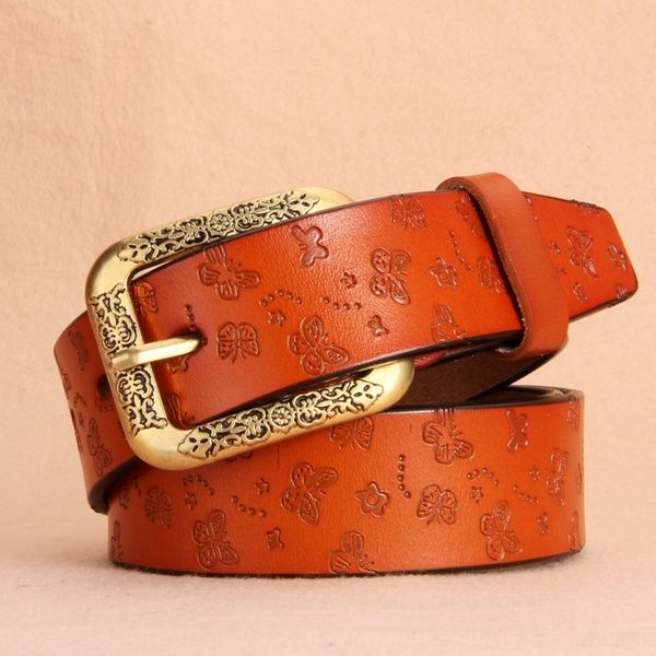 oflc women's leather antique pin pincasual women's pant versatile pure cow belts leather belt, Black;brown
oflc women's leather antique pin pincasual women's pant versatile pure cow belts leather belt, Black;brown