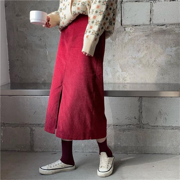 skirts ladies solid straight vintage high waist female midi casual korean women spring elegant thick mid-calf, Black
skirts ladies solid straight vintage high waist female midi casual korean women spring elegant thick mid-calf, Black