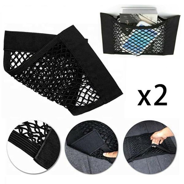 car organizer 2 pcs storage net bag universal fits all cars mesh trunk cargo suv seat back auto accessories
car organizer 2 pcs storage net bag universal fits all cars mesh trunk cargo suv seat back auto accessories