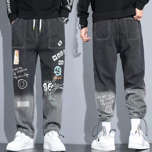 men's pants streetwear jogging men japan harajuku fashion cargo casual clothing elastic waist trousers, Black
men's pants streetwear jogging men japan harajuku fashion cargo casual clothing elastic waist trousers, Black