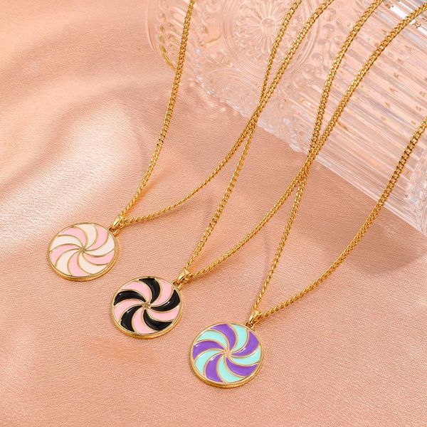 pendant necklaces fashion selling color dripping oil windmill necklace long sweater chain party jewelry gift, Silver
pendant necklaces fashion selling color dripping oil windmill necklace long sweater chain party jewelry gift, Silver