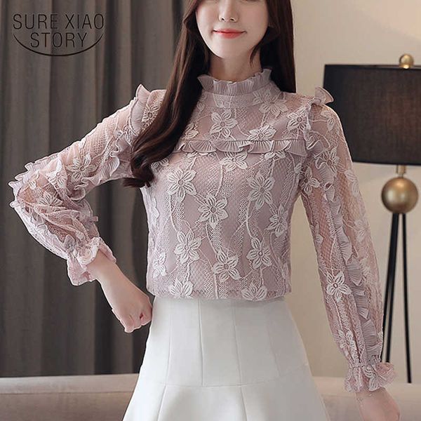 womens and blouses lace blouse womens clothing very ruffled ins slim western style lace 2623 50 210528, White
womens and blouses lace blouse womens clothing very ruffled ins slim western style lace 2623 50 210528, White