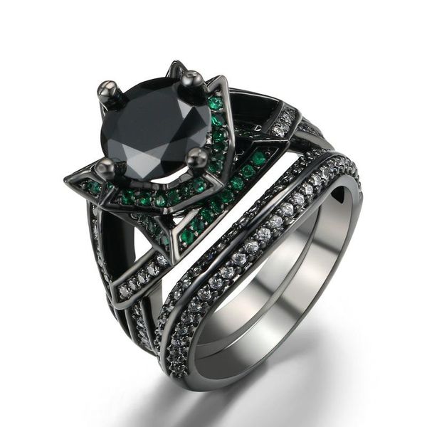 cluster rings sterling 925 silver zircon diamond jewelry for women wedding anniversary statement ring double-layer black gold gemstone, Golden;silver
cluster rings sterling 925 silver zircon diamond jewelry for women wedding anniversary statement ring double-layer black gold gemstone, Golden;silver
