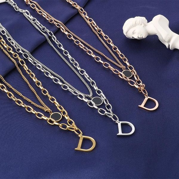 vintage letter d titanium stainless steel necklace for women gold chain initial minimalist jewelry pendant necklaces, Silver
vintage letter d titanium stainless steel necklace for women gold chain initial minimalist jewelry pendant necklaces, Silver