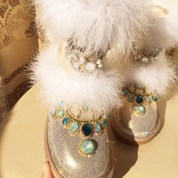 boots 2021 women short booties winter warm mid-calf bling crystal embellished female flats fur stylish, Black
boots 2021 women short booties winter warm mid-calf bling crystal embellished female flats fur stylish, Black