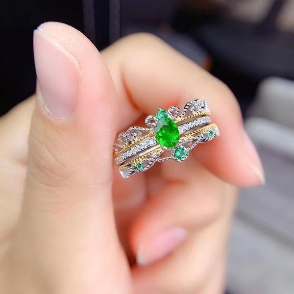 cluster rings luxurious wealth wide crown s925 silver natural green diopside gem ring gemstone woman girl weddings gift jewelry, Golden;silver
cluster rings luxurious wealth wide crown s925 silver natural green diopside gem ring gemstone woman girl weddings gift jewelry, Golden;silver