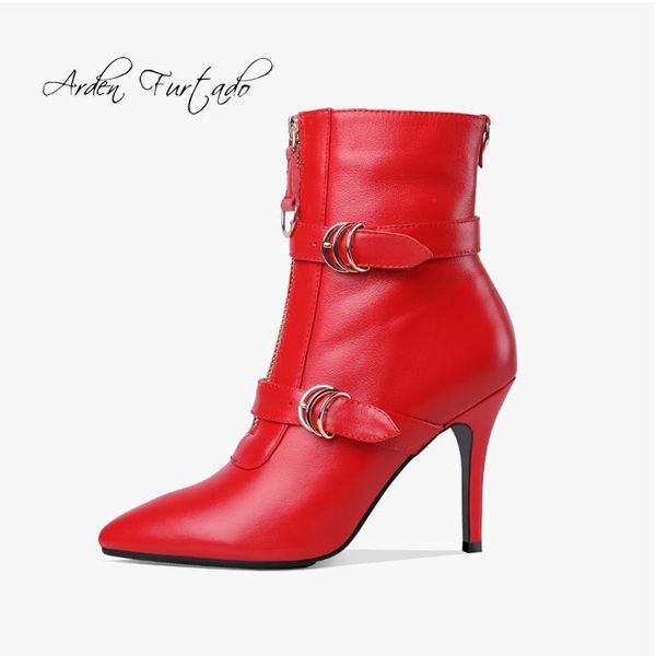 boots fashion women's shoes winter 2021 pointed toe stilettos heels buckle zipper white red mature ankle, Black
boots fashion women's shoes winter 2021 pointed toe stilettos heels buckle zipper white red mature ankle, Black