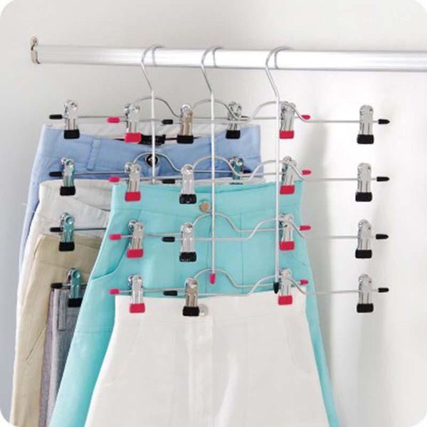 laundry bags multifunctional four-layer metal pants trousers hanger rack with clip clothes skirt storage organizer wardrobe space saver 1pc
laundry bags multifunctional four-layer metal pants trousers hanger rack with clip clothes skirt storage organizer wardrobe space saver 1pc