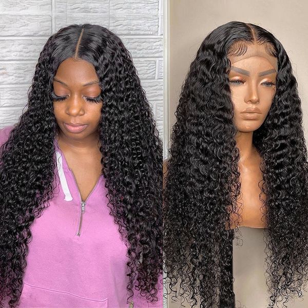 lx brand deep wave frontal wig transparent lace wigs wet and wavy deep curly lace front human hair wigs t part brazilian deep wave wigfactor, Black
lx brand deep wave frontal wig transparent lace wigs wet and wavy deep curly lace front human hair wigs t part brazilian deep wave wigfactor, Black
