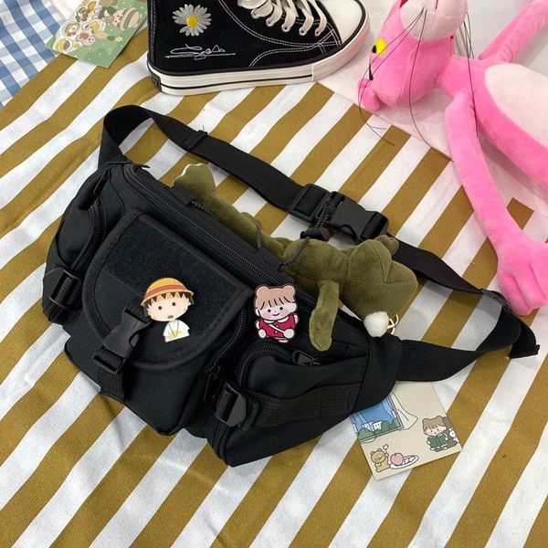 street personality brand chest bag waist female student harajuku korean wild messenger tooling function bags
street personality brand chest bag waist female student harajuku korean wild messenger tooling function bags