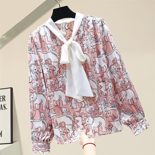 women's blouses & shirts plus size chiffon shirt women 2021 spring bow collar long sleeve office lady all-match loose blouse blusa top, White
women's blouses & shirts plus size chiffon shirt women 2021 spring bow collar long sleeve office lady all-match loose blouse blusa top, White