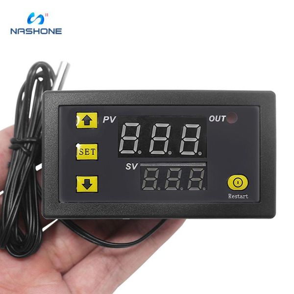 smart home control nashone digital temperature controller with heating cooling instrument led display ac 110 220v dc 12v 24v 20a thermostat
smart home control nashone digital temperature controller with heating cooling instrument led display ac 110 220v dc 12v 24v 20a thermostat