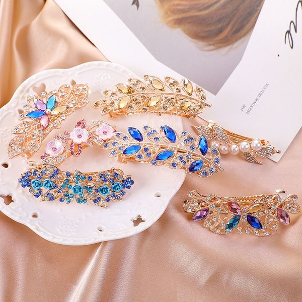 iby4 pin female water drill spring clips horsetail clip back barrettes of dress hairpin hair ornament headdressdiamond head, Golden;silver
iby4 pin female water drill spring clips horsetail clip back barrettes of dress hairpin hair ornament headdressdiamond head, Golden;silver