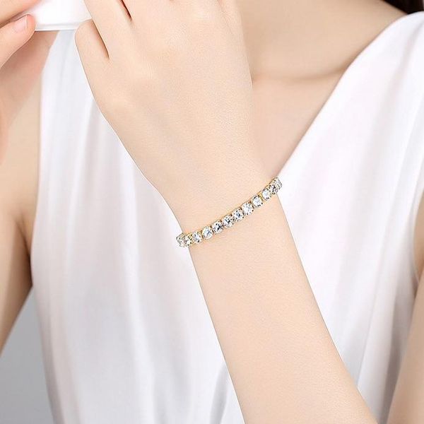 link, chain fashion luxury copper inlaid zircon bracelet europe and america jewellery for women gift, Black
link, chain fashion luxury copper inlaid zircon bracelet europe and america jewellery for women gift, Black