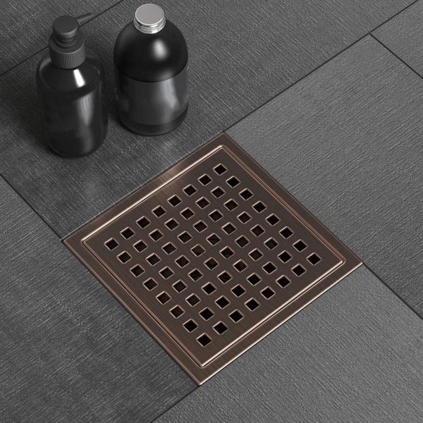 bath accessory set square shower floor drain with flange pattern grate removable 304 stainless steel brushed red bronze antique copper 6 inc
bath accessory set square shower floor drain with flange pattern grate removable 304 stainless steel brushed red bronze antique copper 6 inc