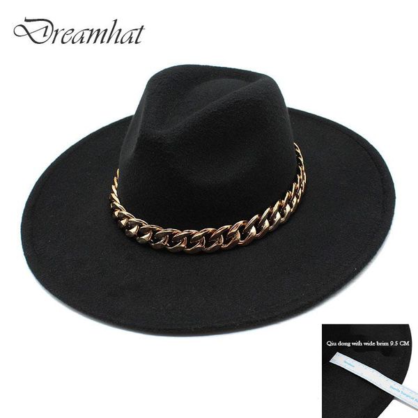 wide brim hats fedoras for woman belt party cap big 9.5cm panama thick gold chain men women peach heart fashion hat, Blue;gray
wide brim hats fedoras for woman belt party cap big 9.5cm panama thick gold chain men women peach heart fashion hat, Blue;gray