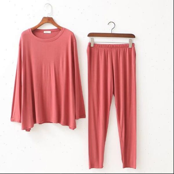 large size home clothes women sleepwear casual pajamas sets long sleeve cotton modal suit female pijama autumn winter set, Black;red
large size home clothes women sleepwear casual pajamas sets long sleeve cotton modal suit female pijama autumn winter set, Black;red