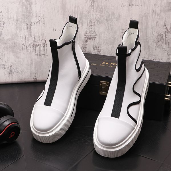 classics fashion high wedding dress casual shoes luxury designers breathable board sneakers spring autumn male student skateboarding loafers, Black
classics fashion high wedding dress casual shoes luxury designers breathable board sneakers spring autumn male student skateboarding loafers, Black