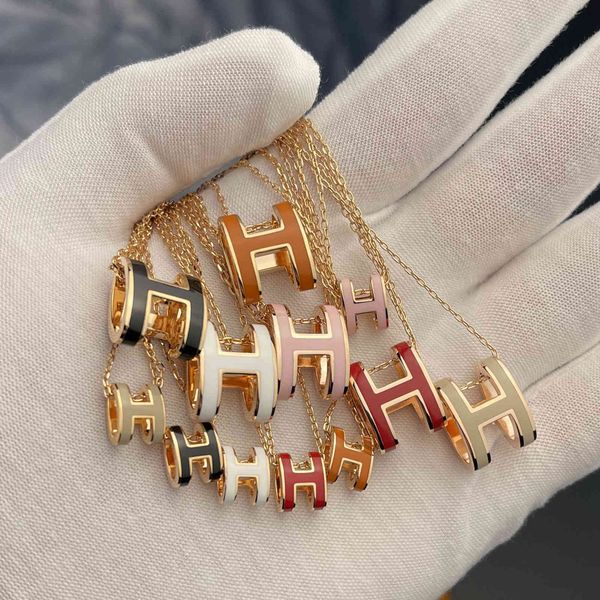 design jewelry necklace female letter pendant enamel plated gold lock bone chain simple, Silver
design jewelry necklace female letter pendant enamel plated gold lock bone chain simple, Silver