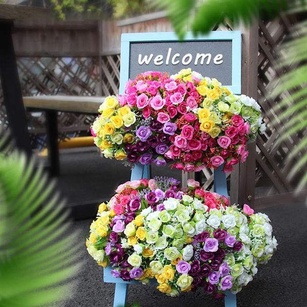decorative flowers & wreaths 21heads/bouquet artificial silk rose gypsophila diy family wedding decoration el store dining table scene arran
decorative flowers & wreaths 21heads/bouquet artificial silk rose gypsophila diy family wedding decoration el store dining table scene arran