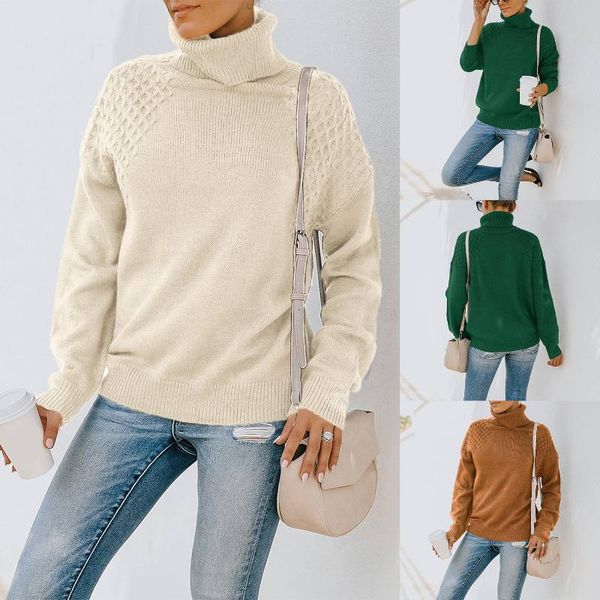 women's sweaters cotton sweater autumn winter round neck mid-length loose knitted women, White;black
women's sweaters cotton sweater autumn winter round neck mid-length loose knitted women, White;black