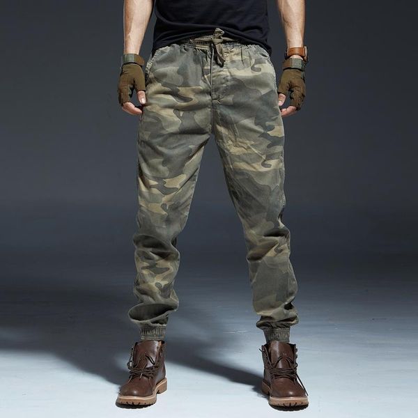 streetwear men jeans loose fit casual cargo pants slack bottom camouflage military trousers outdoors joggers men's, Blue
streetwear men jeans loose fit casual cargo pants slack bottom camouflage military trousers outdoors joggers men's, Blue