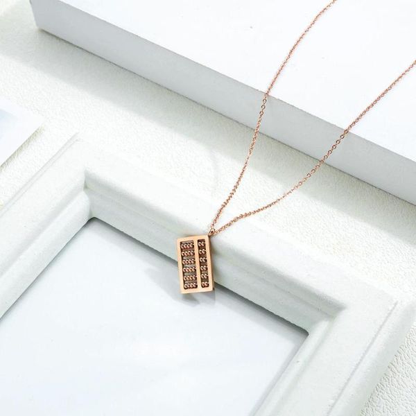 rose gold abacus necklace in stainless steel accountant mathematician gift nerd geek pendant necklaces, Silver
rose gold abacus necklace in stainless steel accountant mathematician gift nerd geek pendant necklaces, Silver
