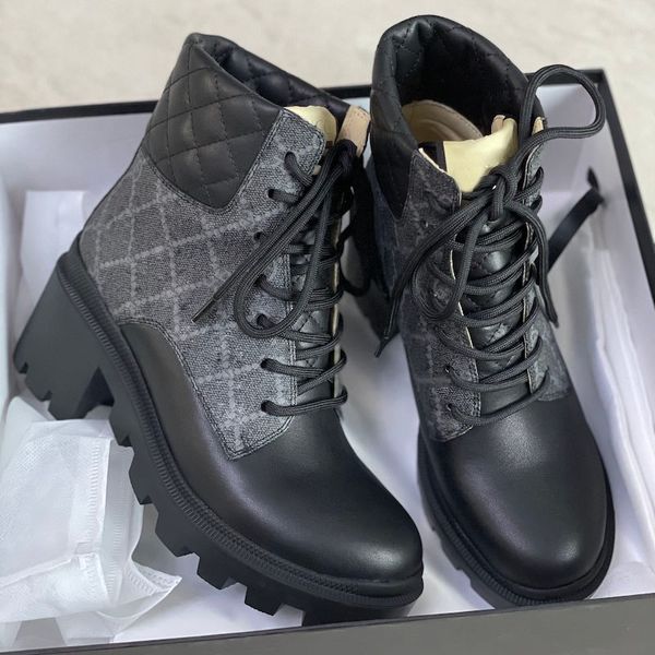 women's ankle boot designer luxury martin desert boots beige and ebony 100% genuine leather quilted lace-up winter shoes rubb3127805, Black
women's ankle boot designer luxury martin desert boots beige and ebony 100% genuine leather quilted lace-up winter shoes rubb3127805, Black