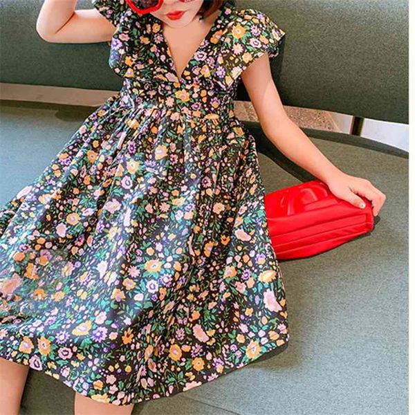 summer dress for girls v-neck floral holiday style children's clothing kids clothes 3-7 years 210528, Red;yellow
summer dress for girls v-neck floral holiday style children's clothing kids clothes 3-7 years 210528, Red;yellow