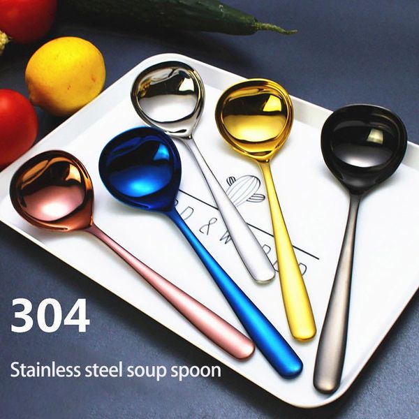 multi-purpose soup spoon stainless steel creative round head coffee tea spoons dinner dinnerware kitchen accessories
multi-purpose soup spoon stainless steel creative round head coffee tea spoons dinner dinnerware kitchen accessories