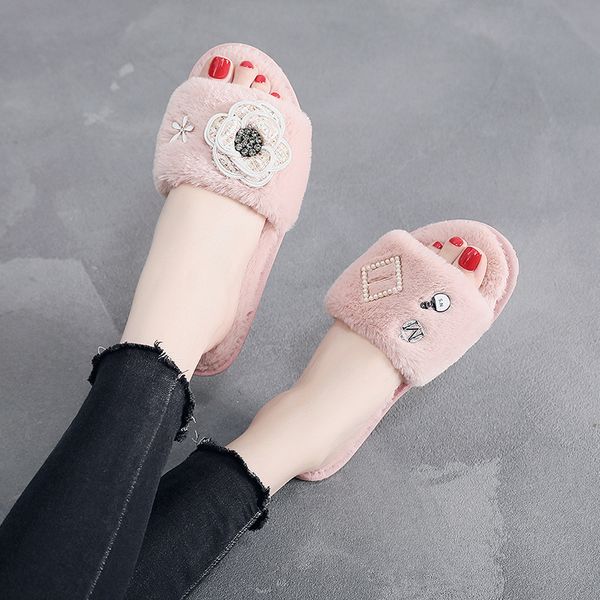 warm shoes women home pearl flower slippers winter woman slip on flats slides female faux fur slippers house shoes wholesale, Black
warm shoes women home pearl flower slippers winter woman slip on flats slides female faux fur slippers house shoes wholesale, Black