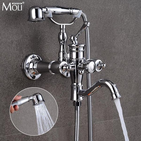 antique brass black bathtub shower faucets set dual knobs mixer tap wall mounted bath swivel tub spout bathroom sets
antique brass black bathtub shower faucets set dual knobs mixer tap wall mounted bath swivel tub spout bathroom sets
