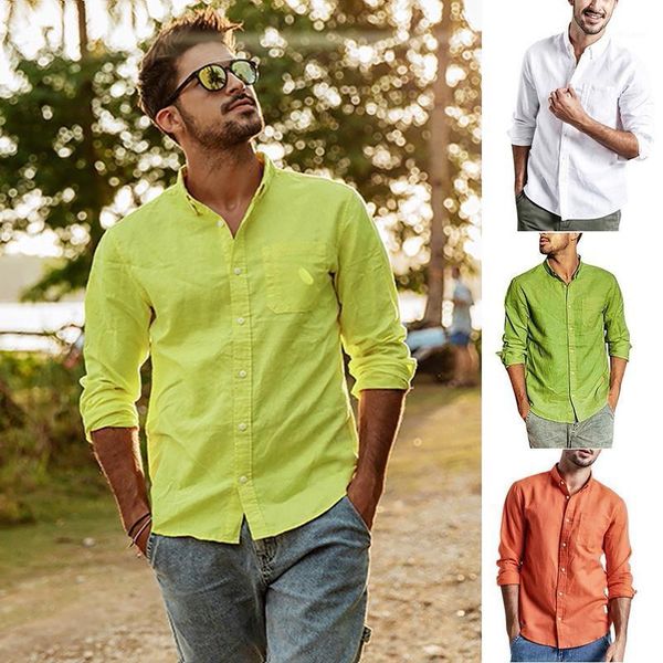 men's casual shirts slim fit dress shirt for men summer button linen and cotton long sleeve blouse whit yellow camisa masculina, White;black
men's casual shirts slim fit dress shirt for men summer button linen and cotton long sleeve blouse whit yellow camisa masculina, White;black