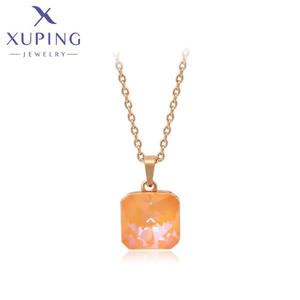 pendant necklaces xuping jewelry fashion trendy square crystal necklace of gold color a00718623, Silver
pendant necklaces xuping jewelry fashion trendy square crystal necklace of gold color a00718623, Silver