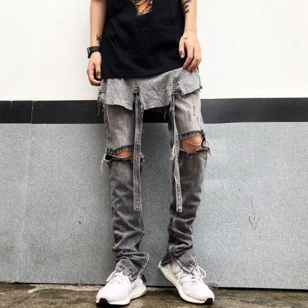 men's jeans idopy ripped street regular mens hiphop straight denim pants holes distressed trousers ins joggers, Blue
men's jeans idopy ripped street regular mens hiphop straight denim pants holes distressed trousers ins joggers, Blue