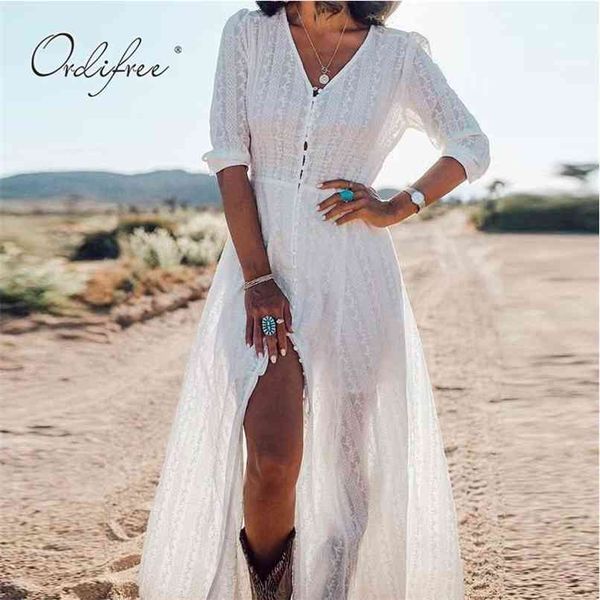summer sundress boho women maxi dress half sleeve white lace long tunic beach 210513, Black;gray
summer sundress boho women maxi dress half sleeve white lace long tunic beach 210513, Black;gray