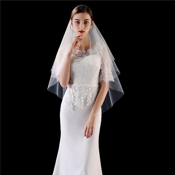 bridal veils wedding 2 layer with comb lace veil accessories bride mantilla marriage, Black
bridal veils wedding 2 layer with comb lace veil accessories bride mantilla marriage, Black