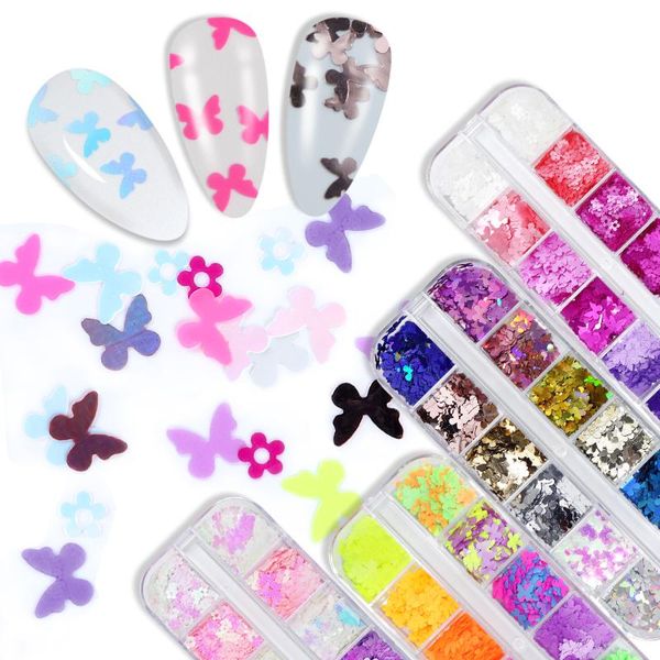 nail glitter 4pcs/set butterfly nails flakes sequin manicure sparkly slices diy paillette charms art decorations salon supplie, Silver;gold
nail glitter 4pcs/set butterfly nails flakes sequin manicure sparkly slices diy paillette charms art decorations salon supplie, Silver;gold