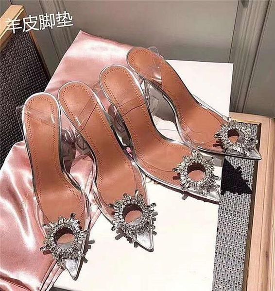 sandals 2021 crystal shoes transparent glass heel high heels pointed toe rhinestone hollow women's, Black
sandals 2021 crystal shoes transparent glass heel high heels pointed toe rhinestone hollow women's, Black