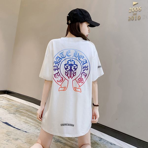 crosin spring / summer 2021 new 3d gradient printing sanskrit cross medium length half sleeve t-shirt for wome brand rfuu, White
crosin spring / summer 2021 new 3d gradient printing sanskrit cross medium length half sleeve t-shirt for wome brand rfuu, White