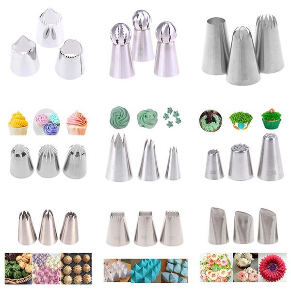 baking & pastry tools 3pcs russian tulip icing piping nozzles stainless steel flower cream nozzle cupcake head dessert decorators
baking & pastry tools 3pcs russian tulip icing piping nozzles stainless steel flower cream nozzle cupcake head dessert decorators
