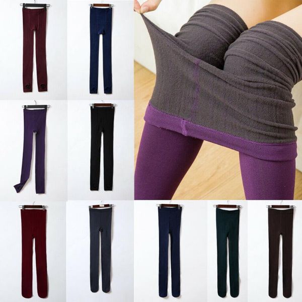 women's leggings women winter thermal warm thick fleece lined stretchy slim skinny pants, Black
women's leggings women winter thermal warm thick fleece lined stretchy slim skinny pants, Black