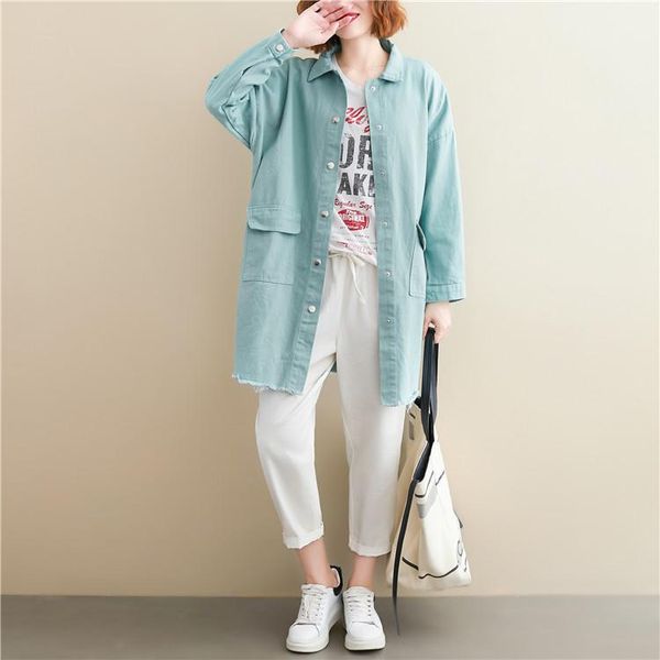 women's blouses & shirts #3176 spring autumn back printed ripped denim shirt for women vintage loose long jeans sleeves korean fashion, White
women's blouses & shirts #3176 spring autumn back printed ripped denim shirt for women vintage loose long jeans sleeves korean fashion, White
